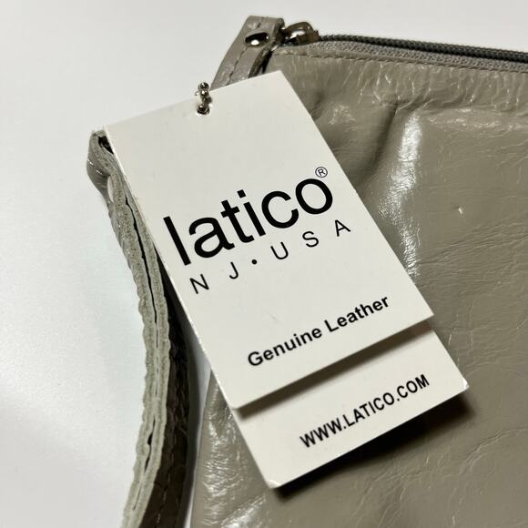 Latico NWT Genuine Leather Grey Wristlet Wallet (2643) - Picture 3 of 7